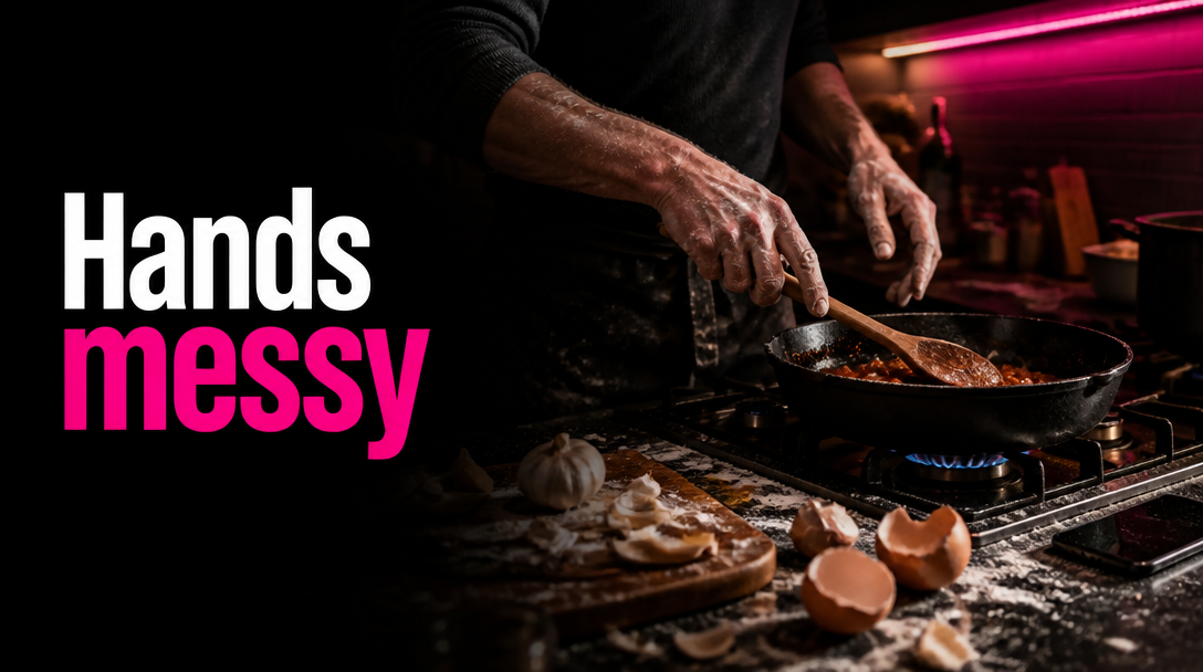 Text while you're cooking