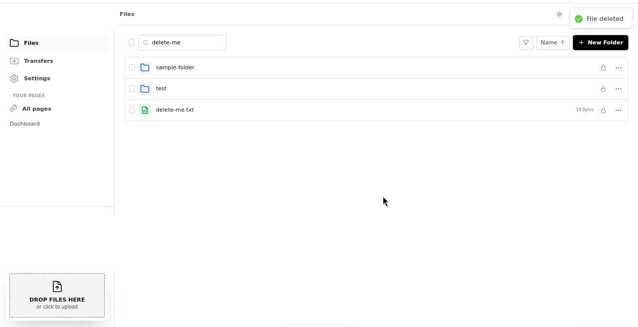 File deleted