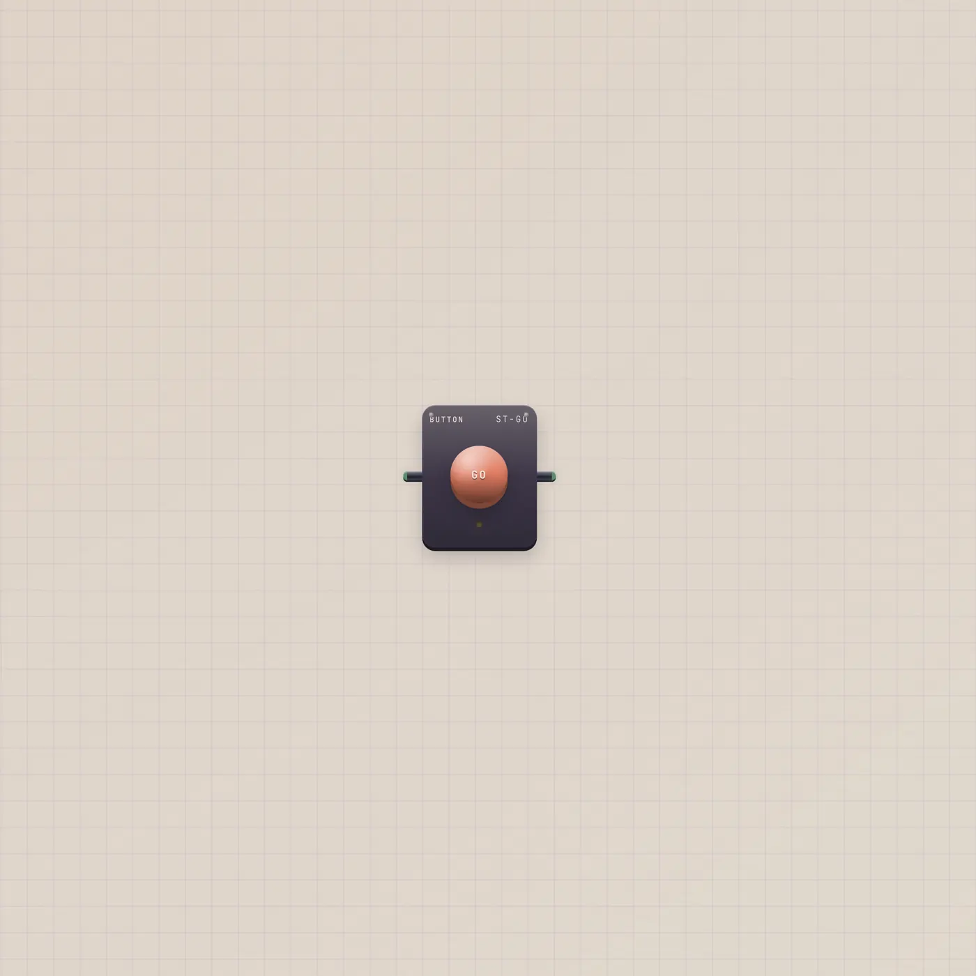 Component Guide product shot: Press. One pulse. Not a hold.