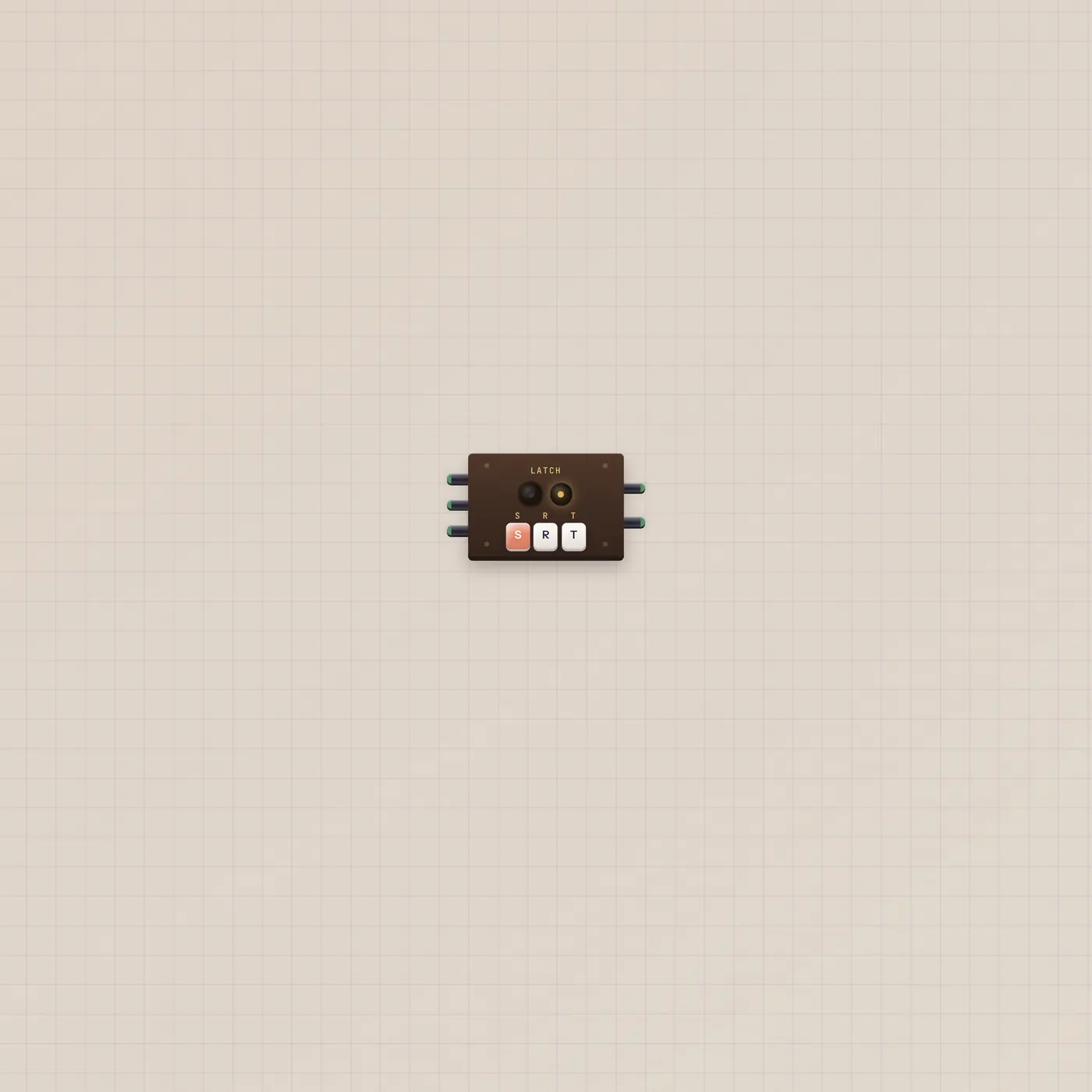 Press once. It stays.