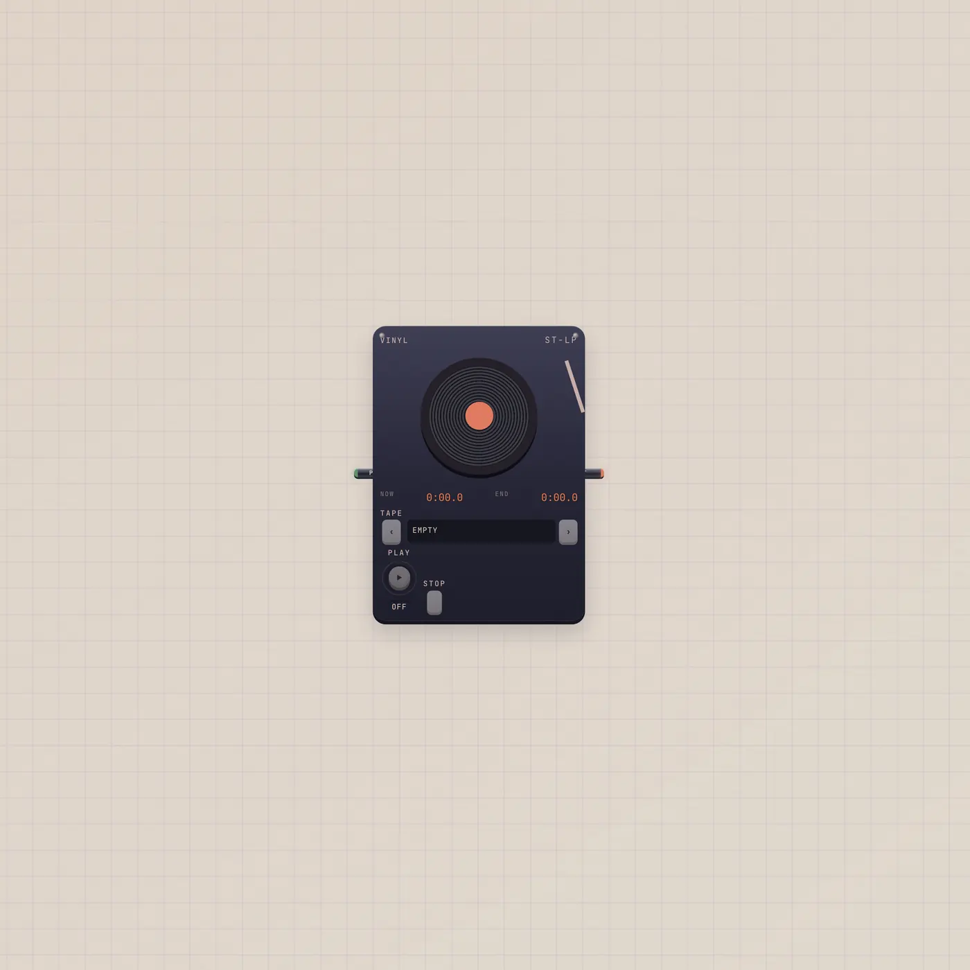Load a tape. Drop the needle.