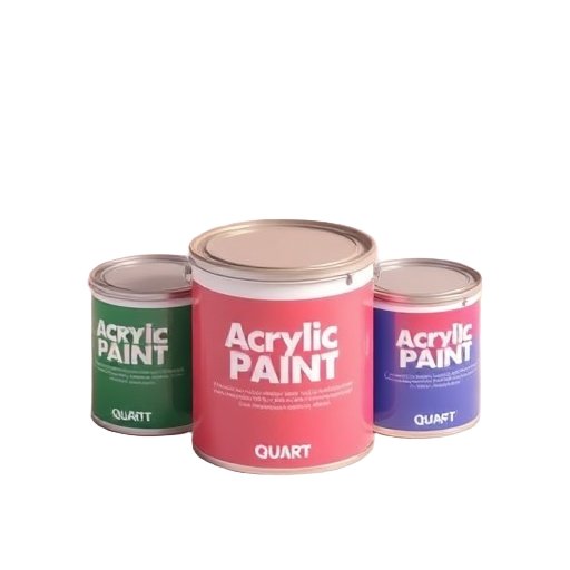 Acrylic enamel paint quarts