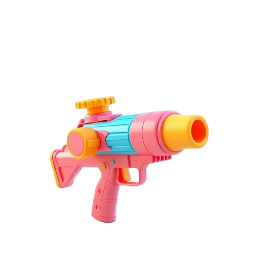 Automatic bubble machine gun