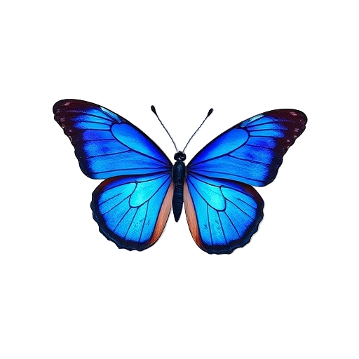 Blue Morpho Butterfly
