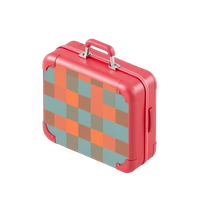 Checked Suitcase