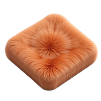 Square Foot of Faux Fur