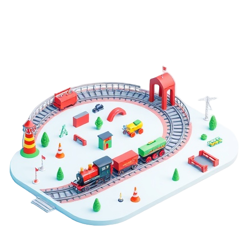 Toy Train Set