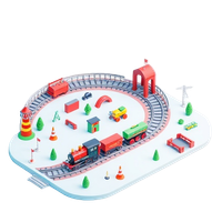 Toy Train Set