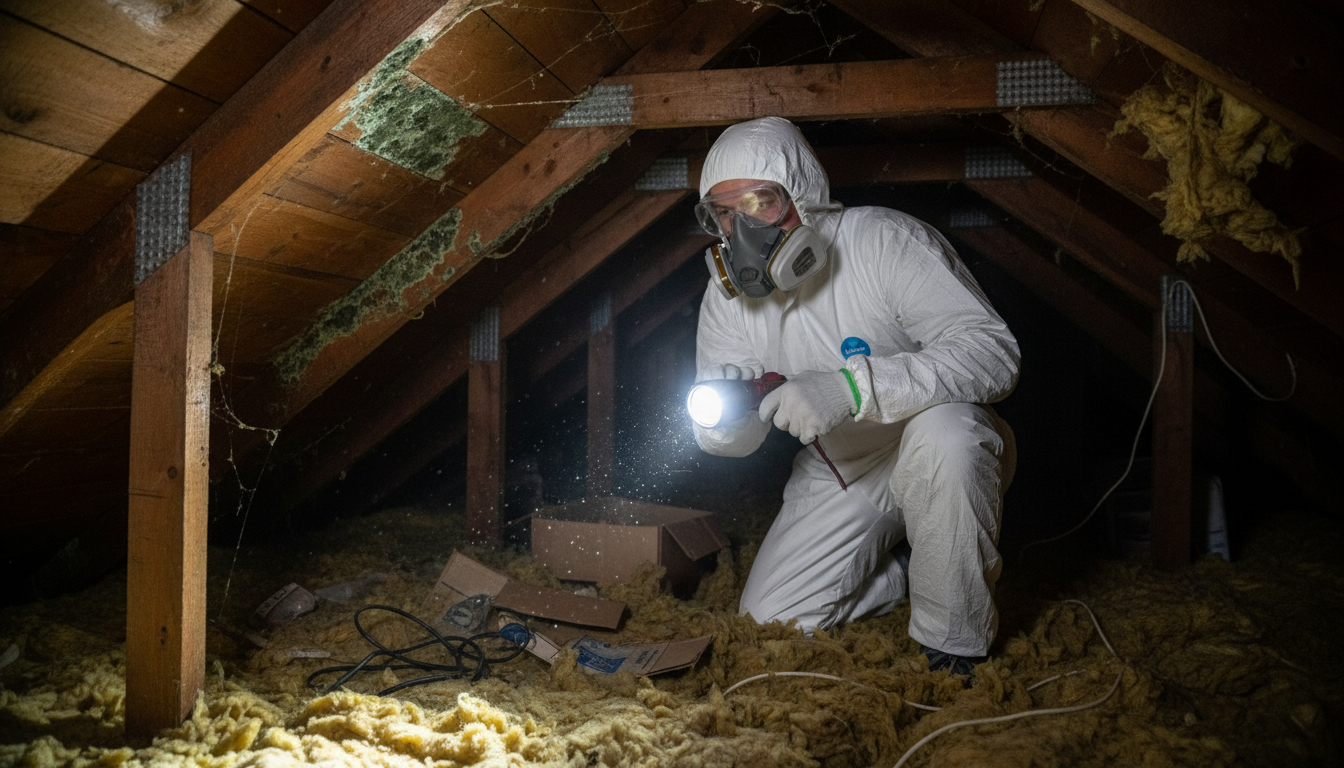 Attic & Crawl Space Mold Treatment