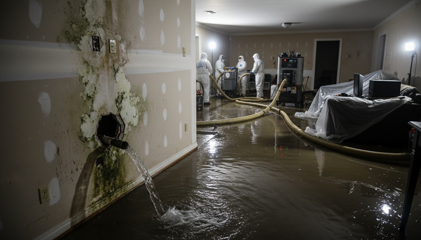 Water Damage Mold Restoration