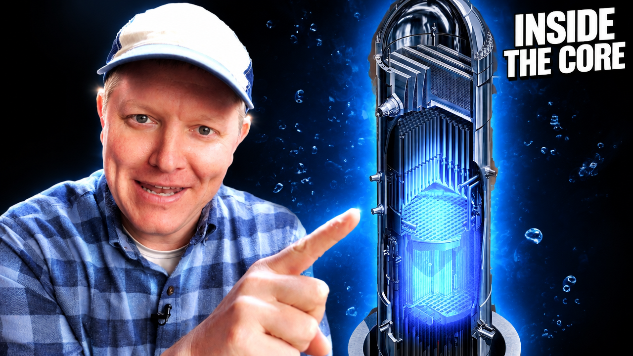 SmarterEveryDay INSIDE a Nuclear Reactor Core thumbnail, Thumbly's edited version