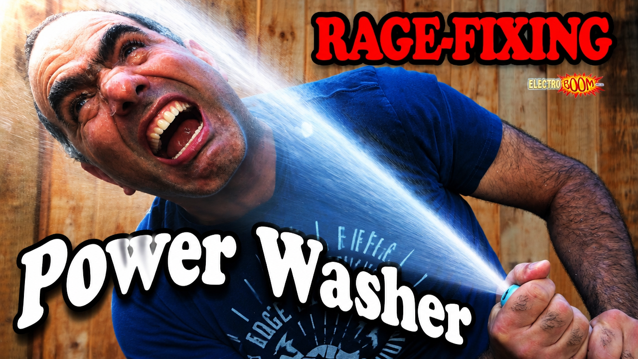 ElectroBOOM Rage-Fixing the Power Washer thumbnail, Thumbly's edited version