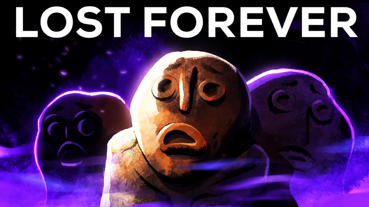 Kurzgesagt LOST FOREVER thumbnail, Thumbly's edited version